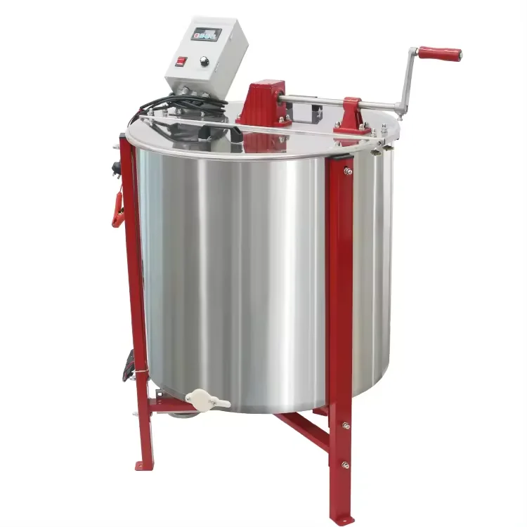 New desgin stainless steel 6 Frames multi-function Honey Extractor Honey shake for 6 frames electric honey extractor