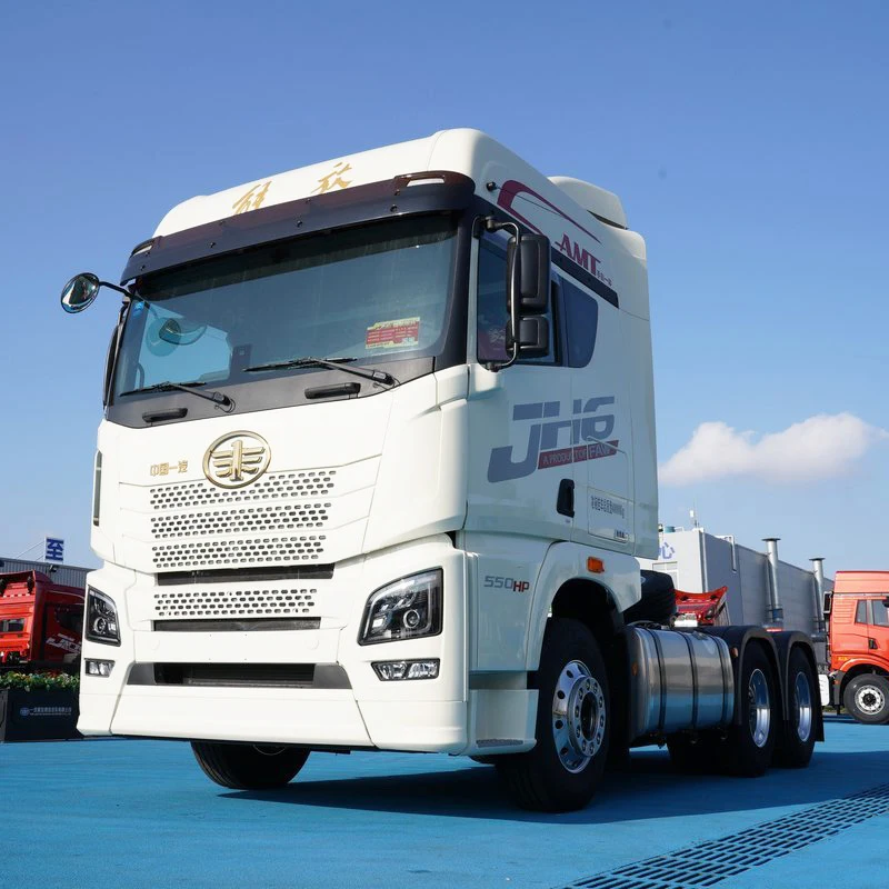 Used 2022 2023 FAW JH6 6X4 EURO 5 EURO 6 Automatic Trailer Truck Head In stock
