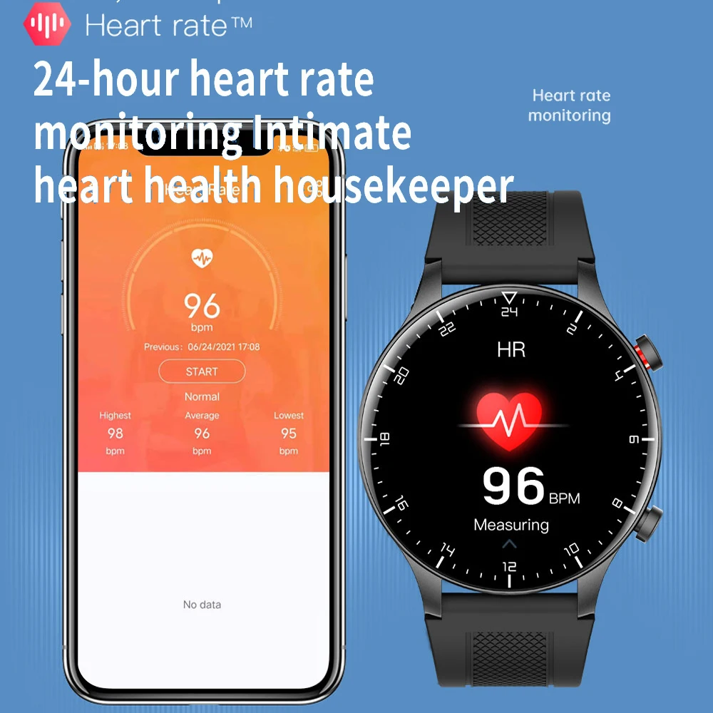 Eseed NY19 1.3 inch 360*360 High Solution Screen Reloj Smart Watch IP68 Waterproof Smartwatch for Men Women OEM 2022