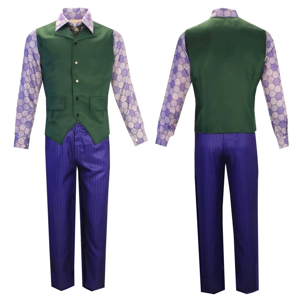 Authentic Dark Knight Joker Men s Suit Cosplay Costume