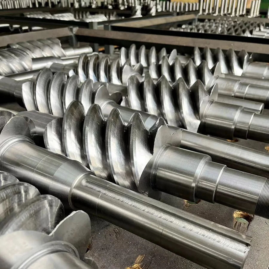 Нержавеющая сталь микро металл CNC пользовательский роторный винт для воздушного компрессора
