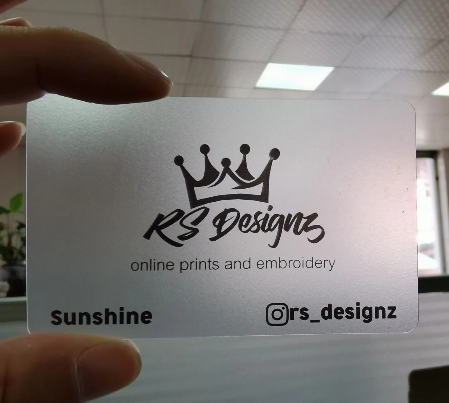 Transparent sheet/metal business card best selling products in america 2023