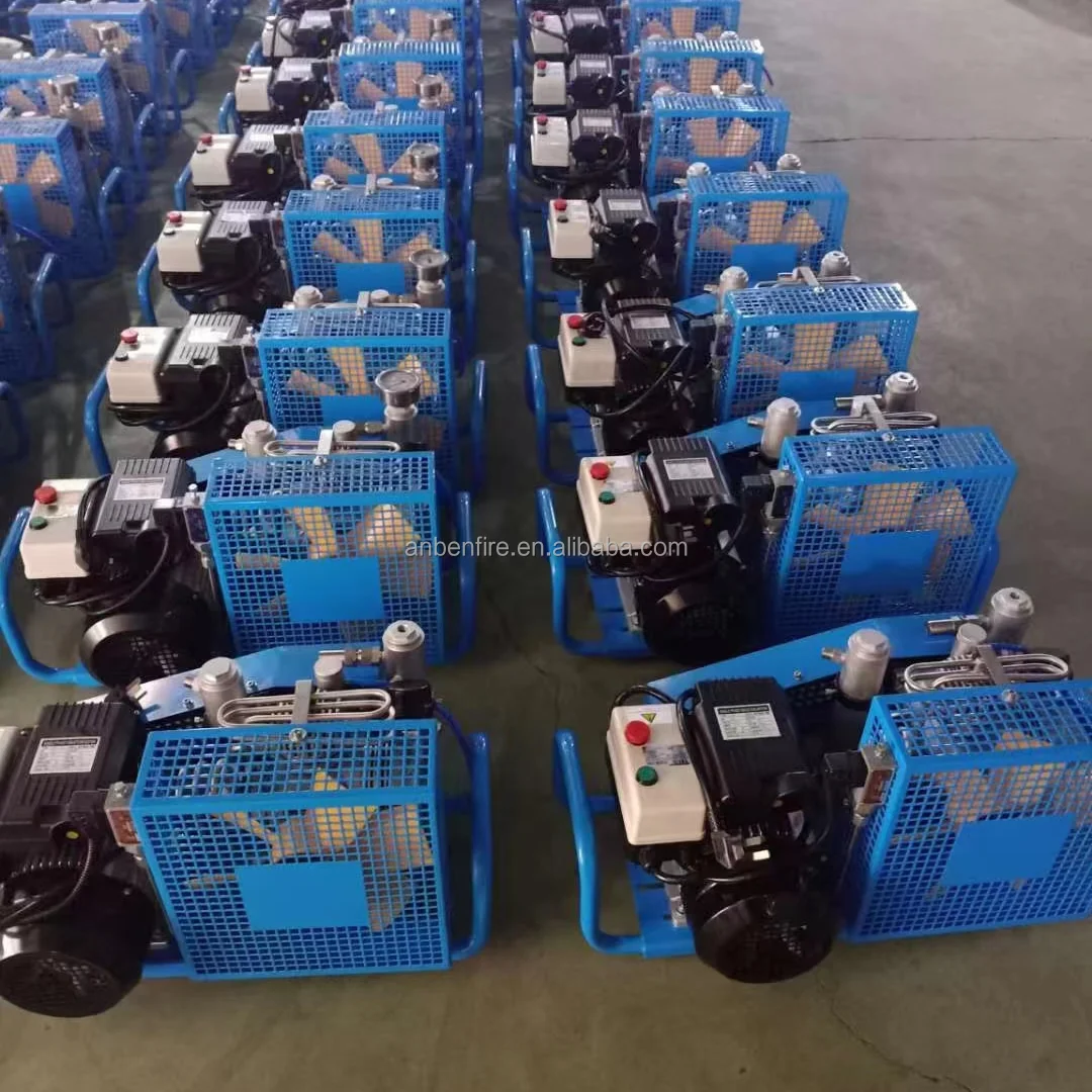 China Hot Sale Cheap price 100L/min 300Bar Diving Portable scba/SCUBA air compressor High Pressure Paintball Air Compressor