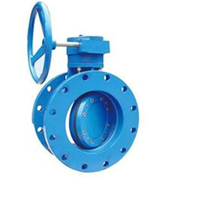 D343H-10C flange gear operated cast iron  butterfly valve