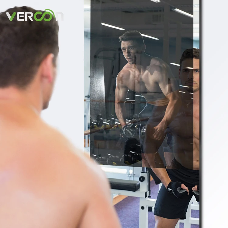 Chinese factory 32/43 inch touch screen VERCON smart fitness mirror touch screen home workout mirrors