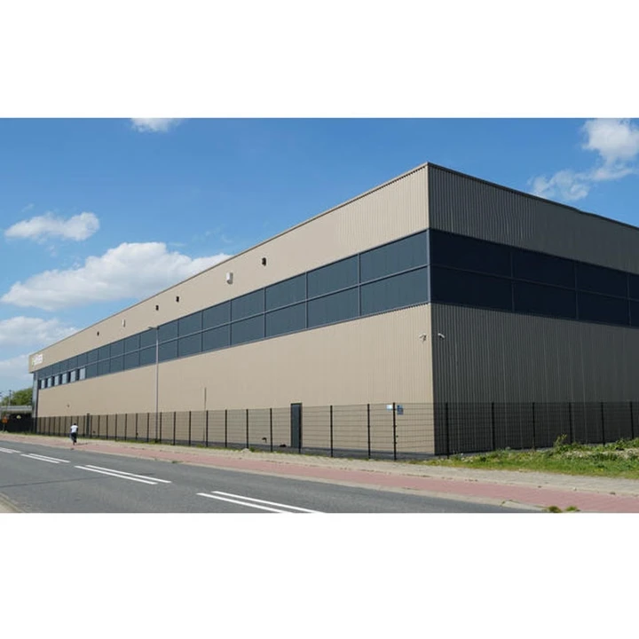 China prefabricated steel structure prefab house school hall construction building