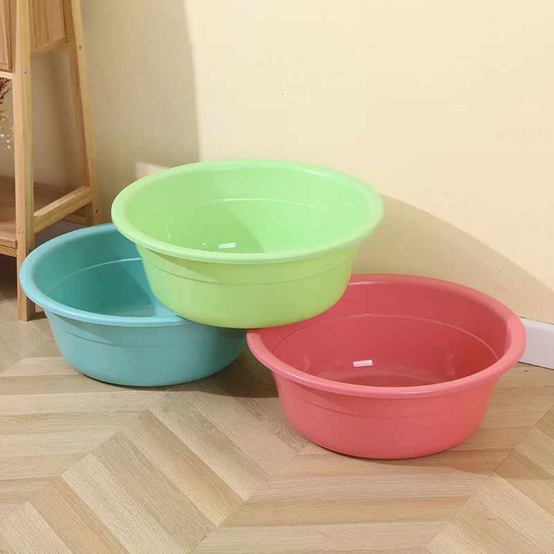 Plastic spot wholesale home plastic household washbasin thickened student dormitory plastic wash face wash feet basin