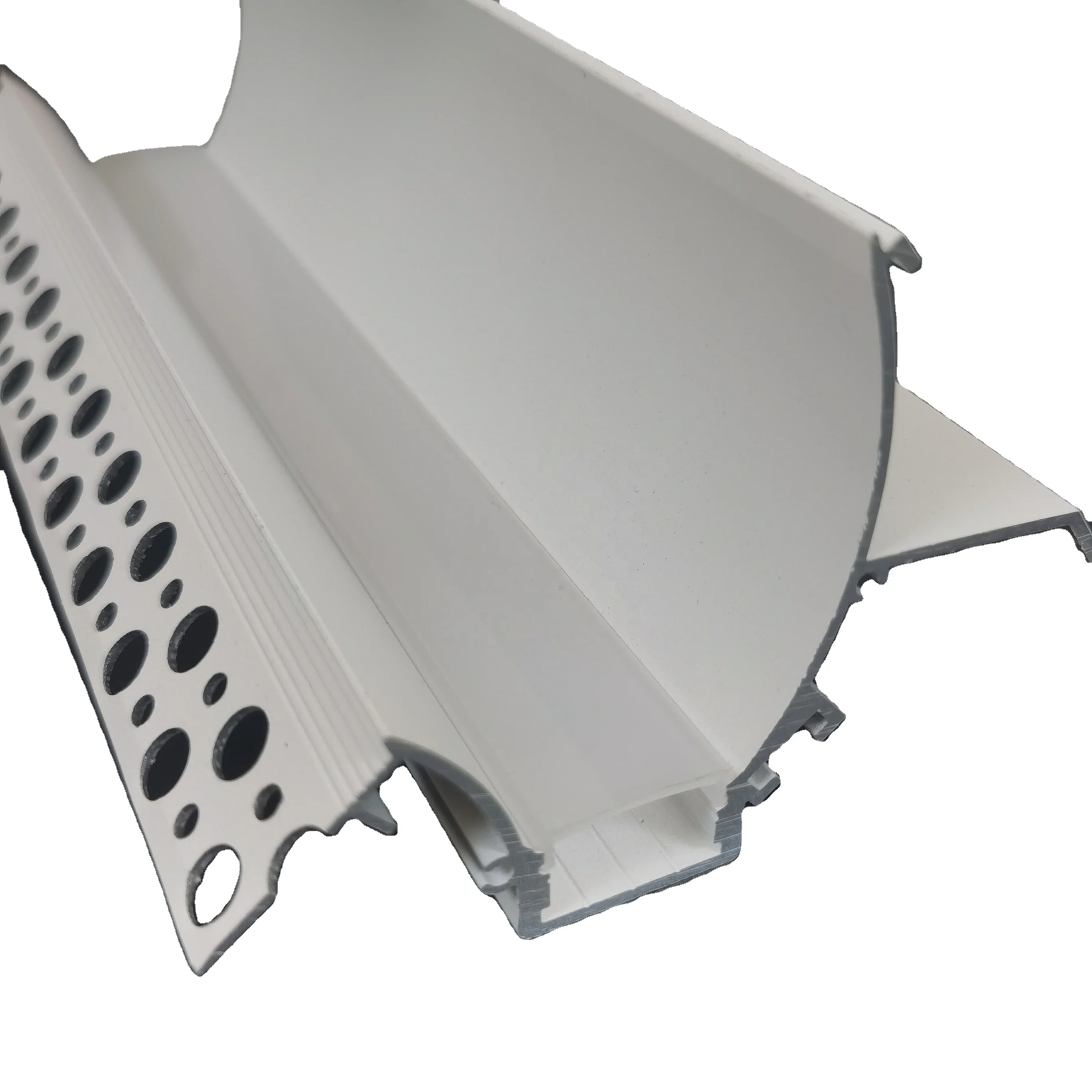 LED ALUMINIUM PROFILE FOR CEILING RECESSED LIGHTING CORNER EMBEDDED DRYWALL LED ALUMINUM PROFILE FOR COVE LIGHTING