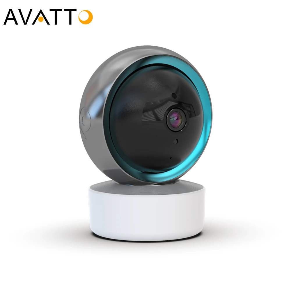 AVATTO WiFi 2MP IP-камера Tuya Smart Indoor Night VIsion двухсторонняя аудио смарт-сетевая