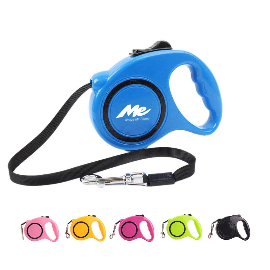 
Hot Sale Dog Outdoor Training Nylon Automatic Retractable Dog Leash 