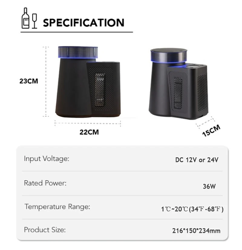 Countertop Redsack Instant Electric Quantified Wine Decanter Aerator Dispenser Pou