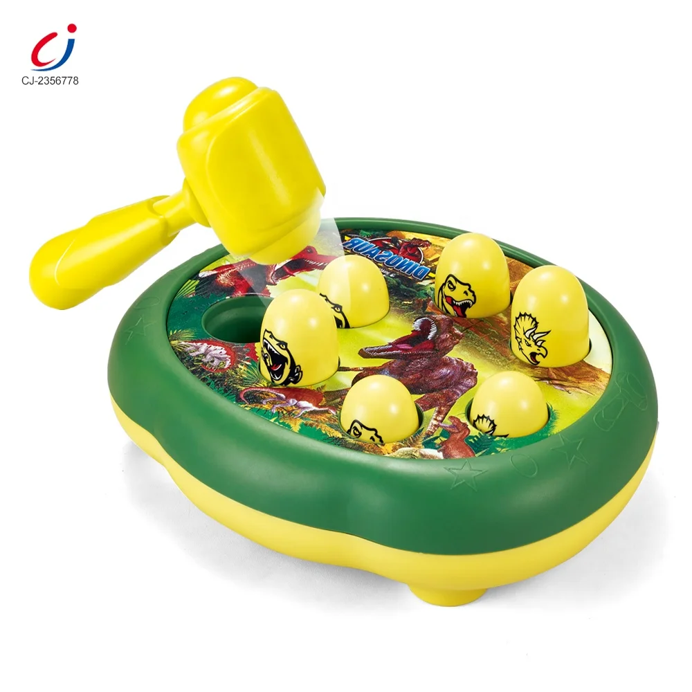 Chengji wack a mole game indoor sports games kids hitting early educational game dinosaur whack-a-mole