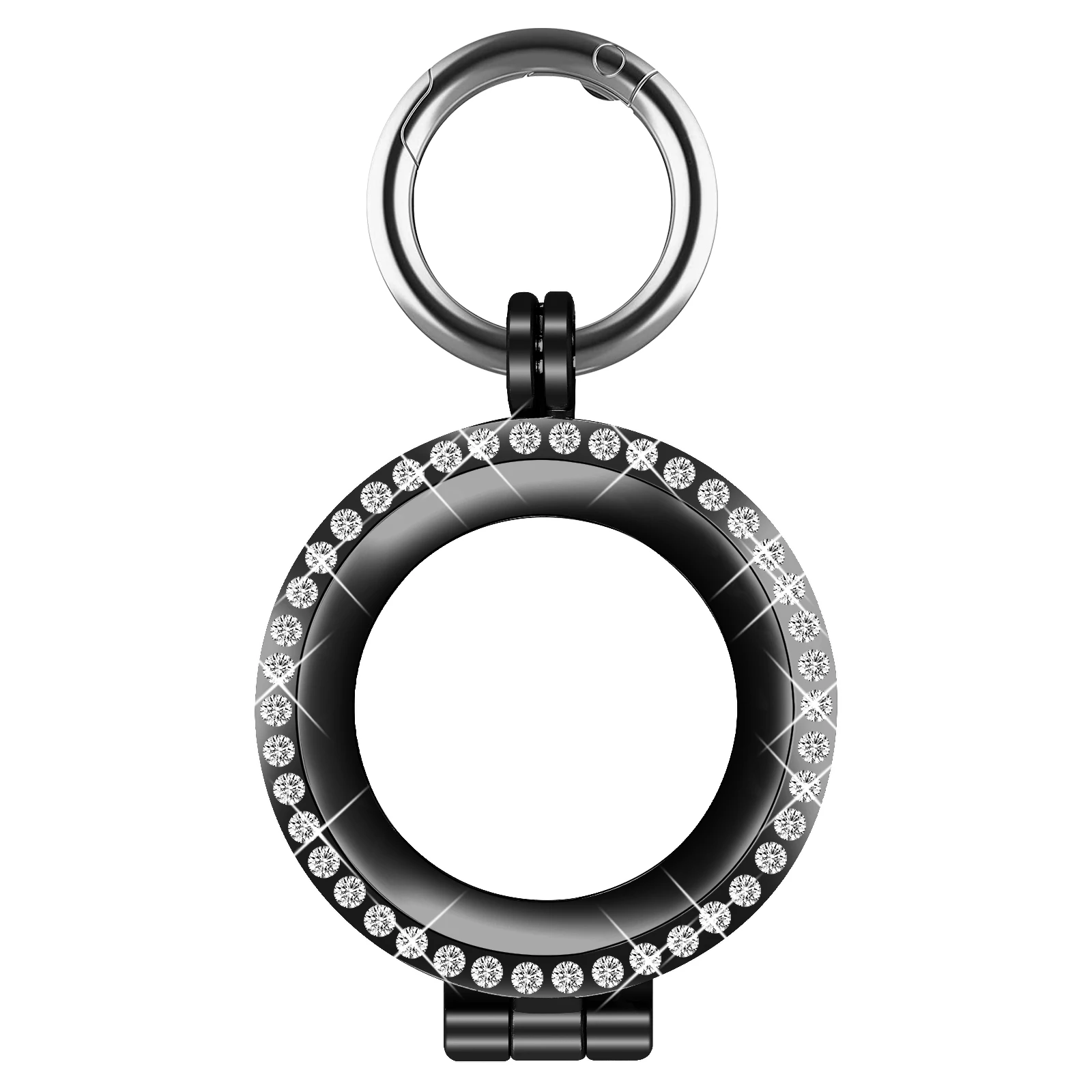 
The new Airtag case Applies to Apple AirTags metal diamond-encased protective shell positioning tracker 