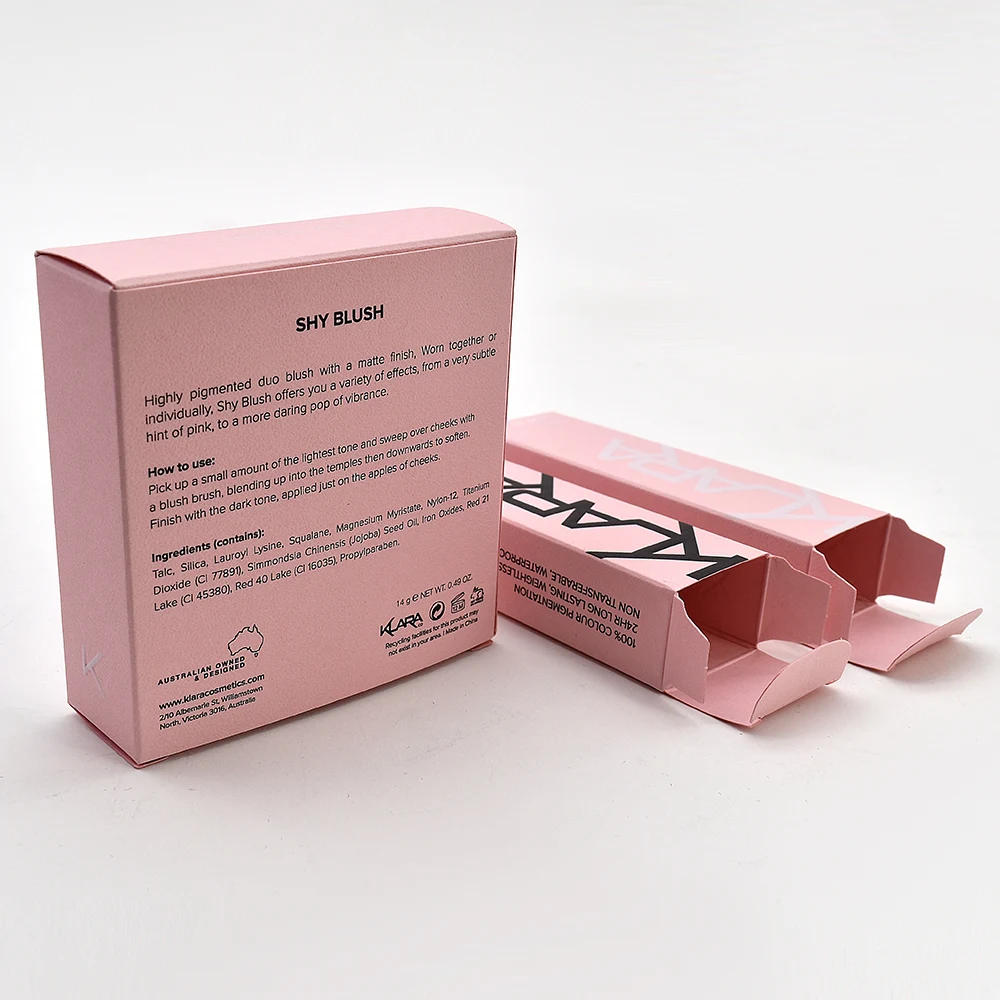 Custom Print Cosmetic Makeup box Embossing Foil Gold Sliver Special Paper Skin Cream Face Cream Gift Cosmetic Packaging Box