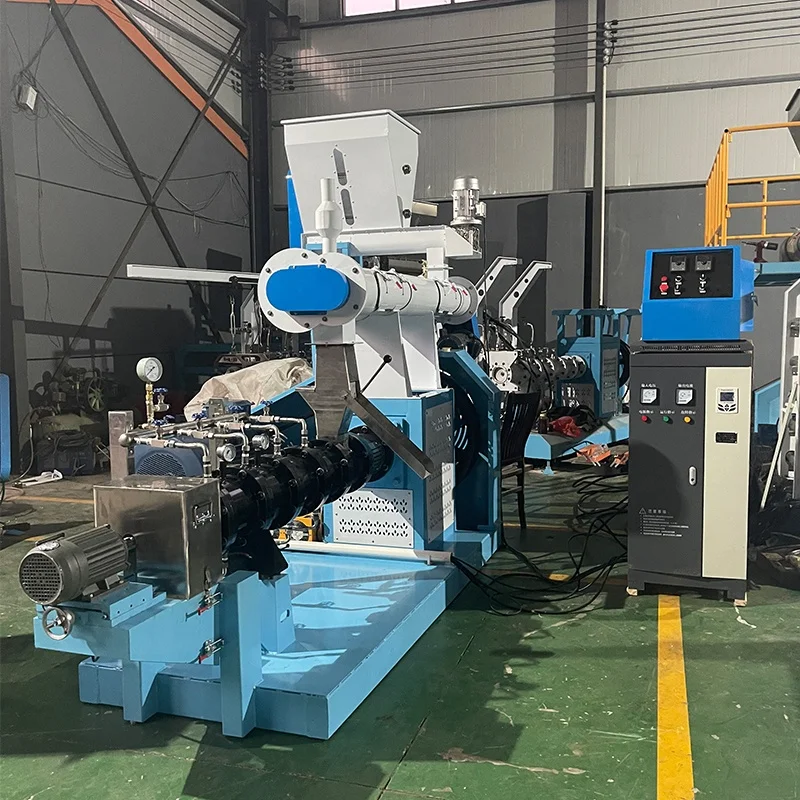 Protein food making machine soya chunks extruder machine soybean protein production line