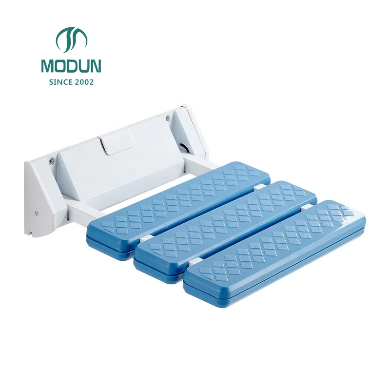 wall shoe changing stool, anti-slip fitting room bar chair, folding nylon shower seat