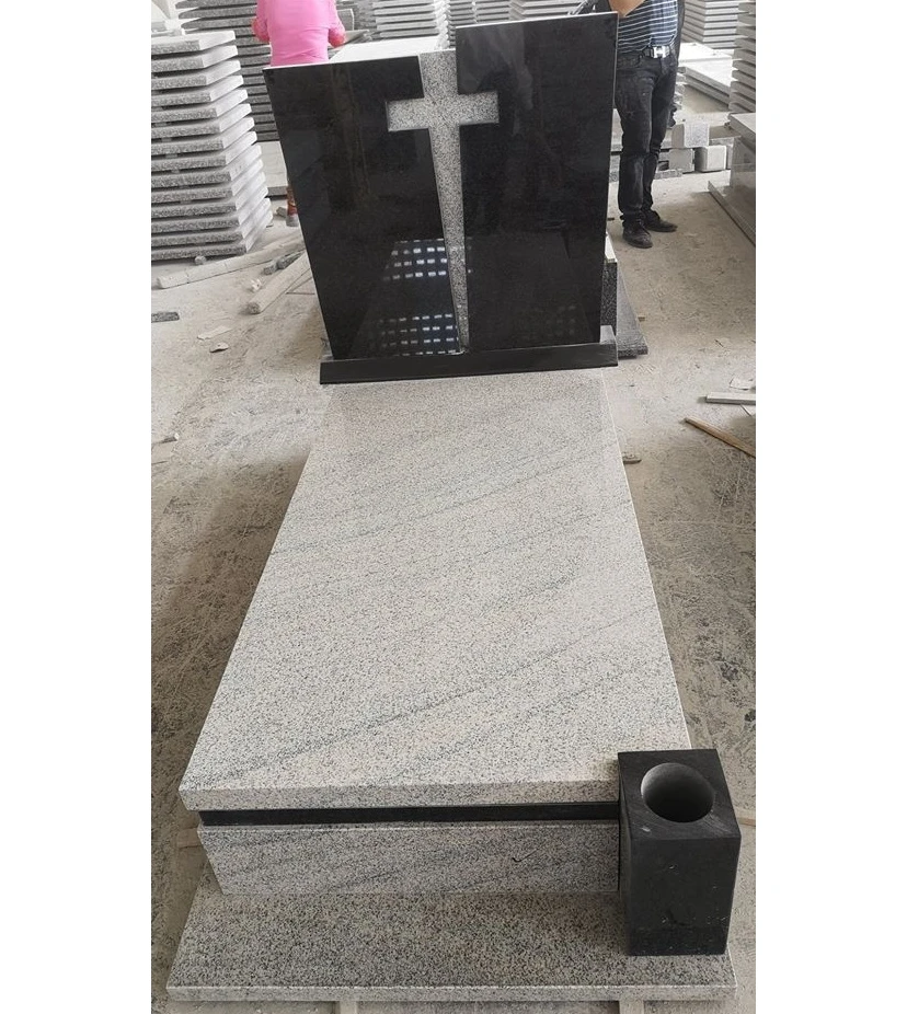 France Style Tombstone Hand Carve Tombstone White Headstone Wholesale Granite Monument Importers
