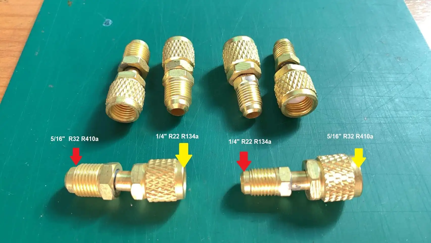 Запасные части для холодильника латунь медь соединение клеш 1/4 3/8 1/2 3/4 5/8