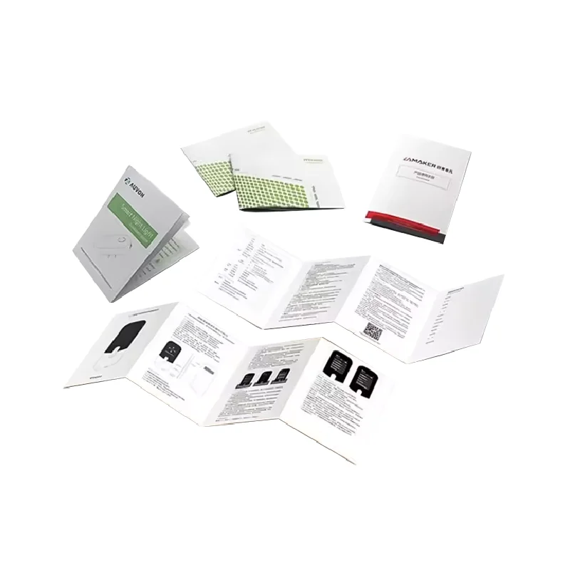 Customized A3 A4 A5 Advertising Brochure Catalog Poster Folding Flyer Offset Printing Newsprint Paper or Corrugated Board