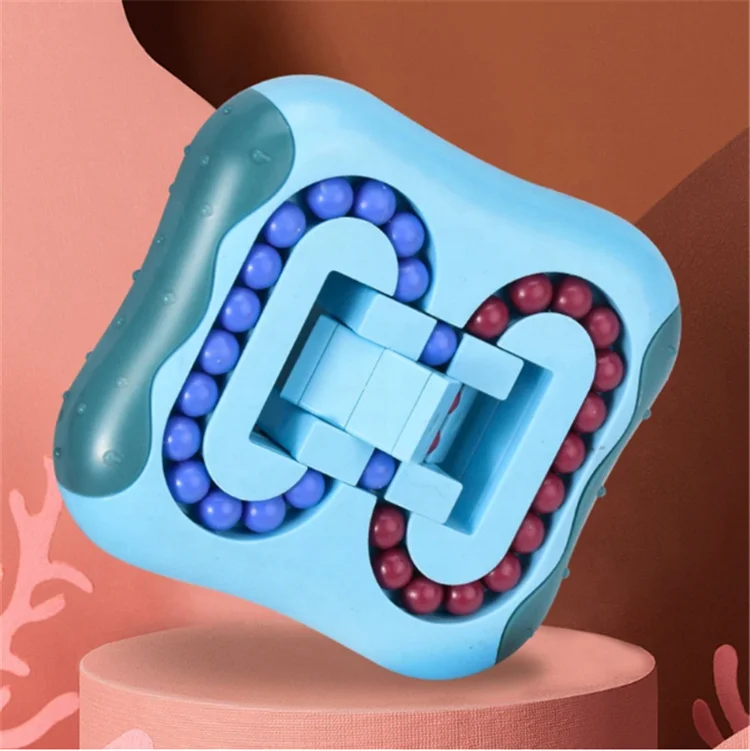 Вращающиеся магические бобы кубик Fingertip Fidget Toys дети взрослые снятие стресса спин шарик Пазлы Дети Образование игра интеллект