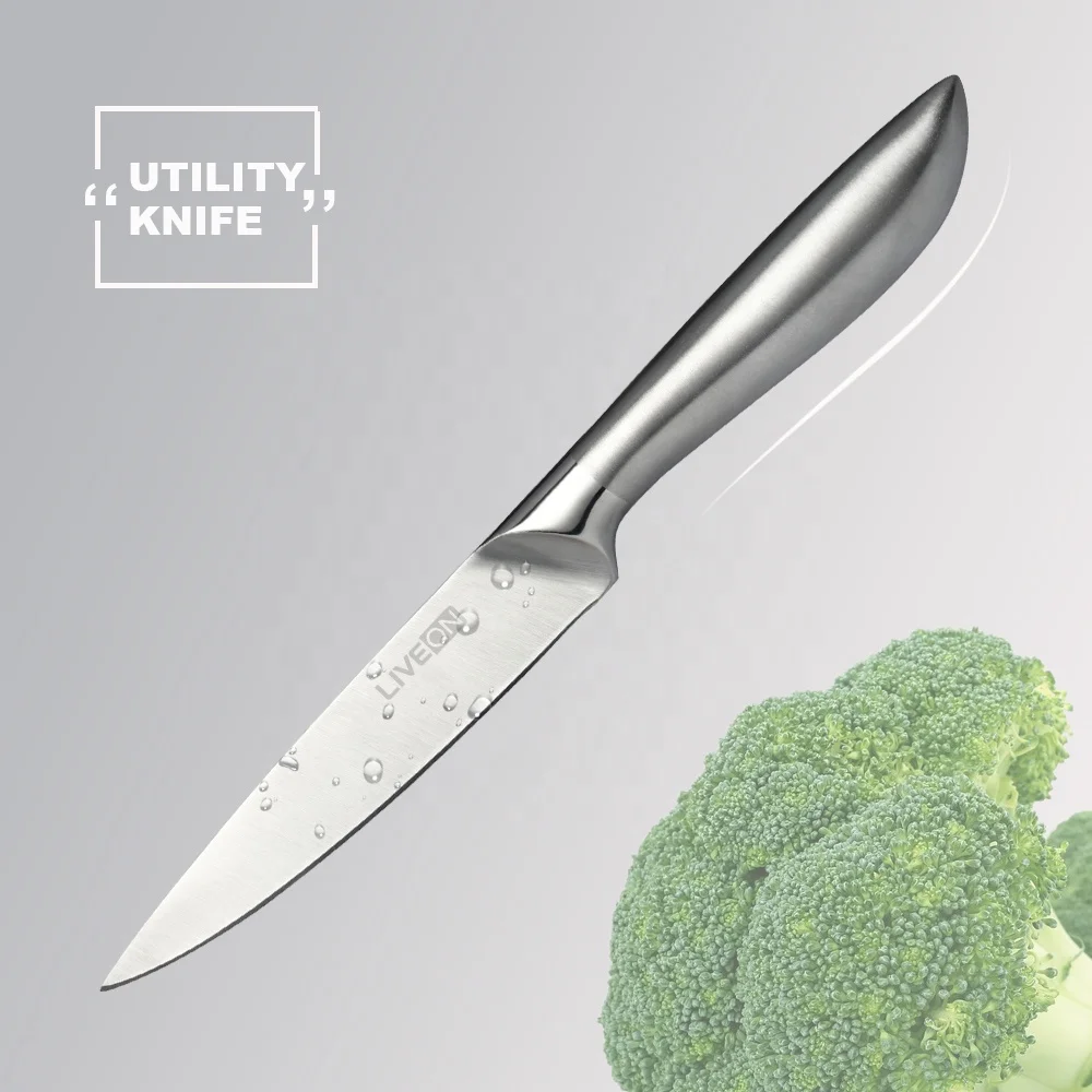 5 Inch Stainless Steel Utility Knife In Kitchen Knife