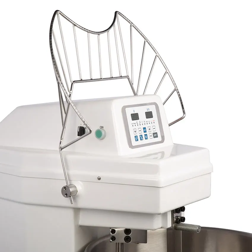 Automatic Stainless Steel Baking Equipment Double Speed Spiral Mixer 50Kg Flour 80Kg Dough Mixer For Pizza Bread Toast Making