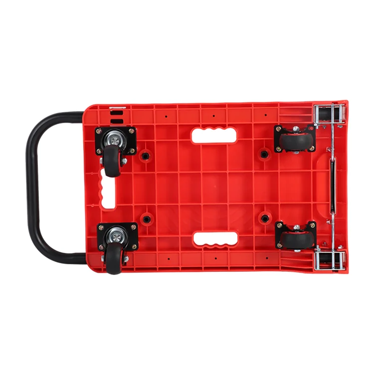 
Promotional Custom Jj-150 Mew Resin Best Selling Hand Platform Trolley Cart 