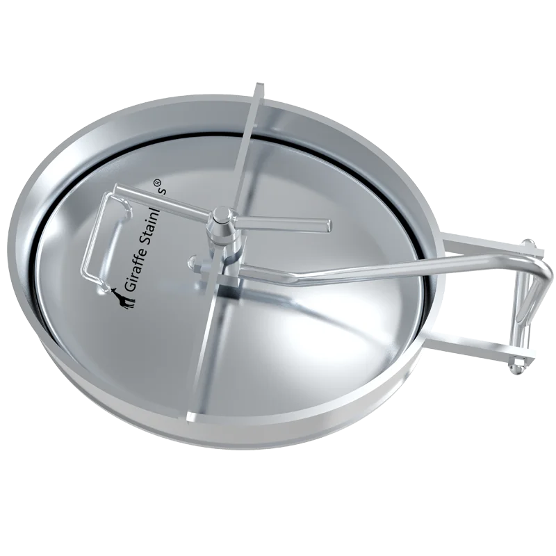 Best Quality   Sanitary Stainless Steel SS304/316L Oval Manway Inwards Opening 315 Series