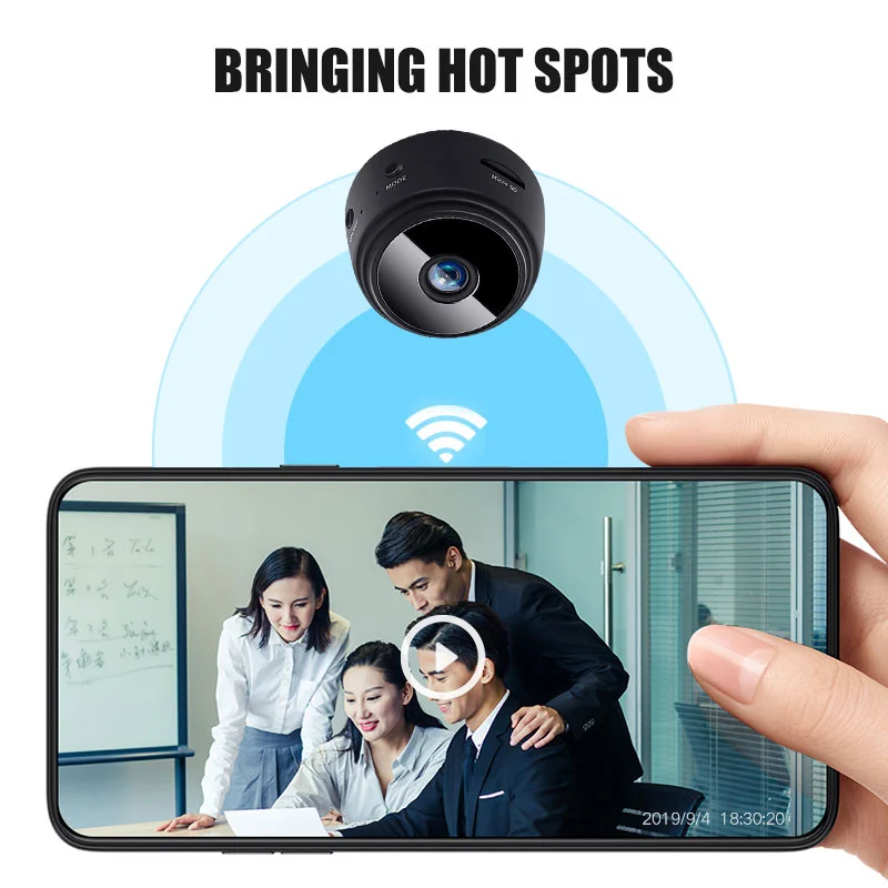 A9 Sample price $8.8  Mini Hidden Camera Wifi Security Recording Spy Camera With Cloud Storage