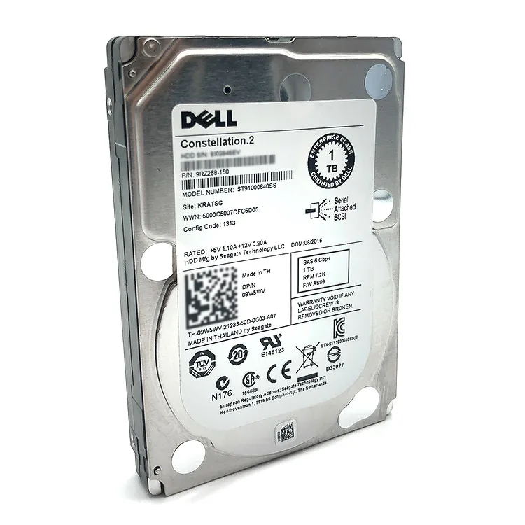  Для dell сервера hdd 1 ТБ 7 2 K 12Gb SAS 5 жесткий диск на уровне