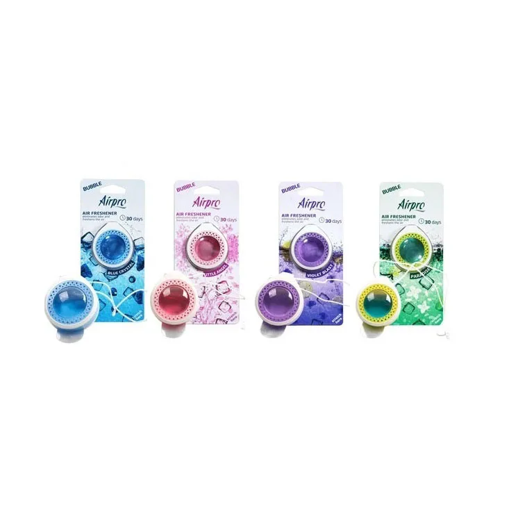 Car Accessory Vent Clip Air Freshener Bubble Membrane Perfume Fresh Scent OEM LOGO Factory Airpro Brand 5ml