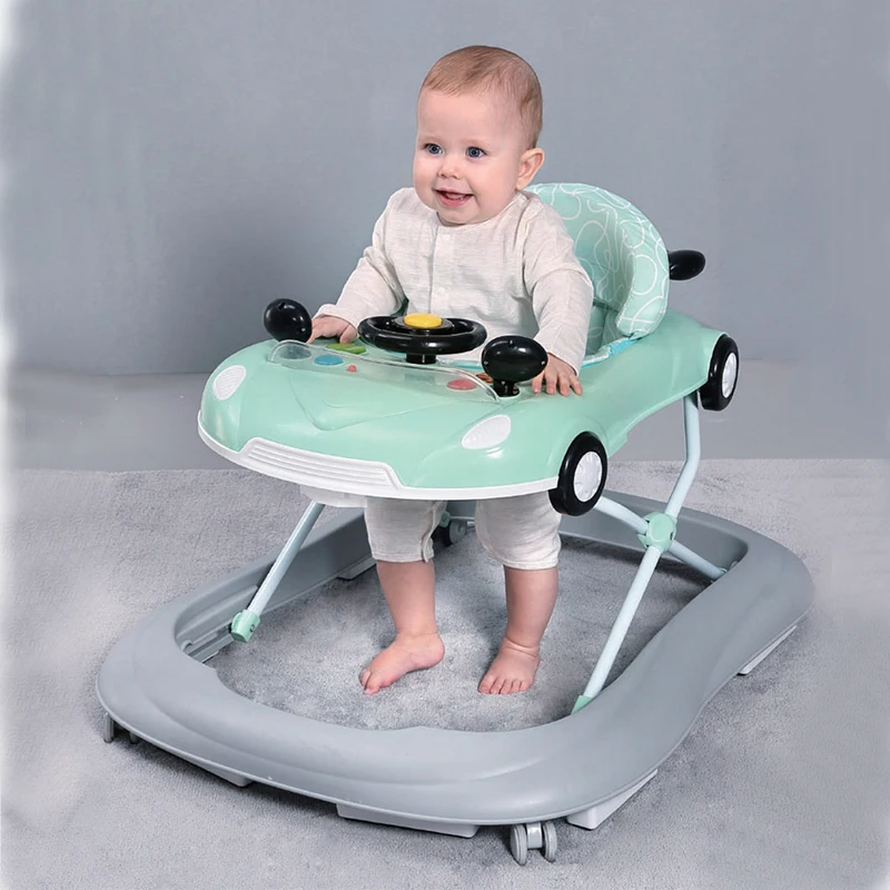 Brightbebe hot selling new model sit-to-stand learning pre 2 in 1 multi function baby walker jumper wholesale seat