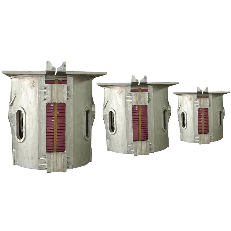 Aluminum steel induction smelting furnace iron melting furnace for sale