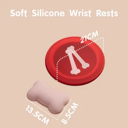 Bear Hall Wristbands Mouse Pad Hand Cute Cartoon Creative Office Thickening Wrist Pad  girls