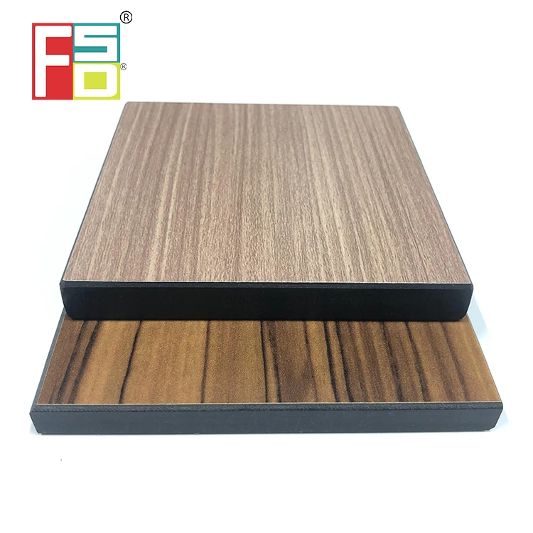 Phenolic Panel 12 Mm Solid Color Laminated Sheet Hpl Compact Melamine Decorative Board Cdf Board Density Fiberboard