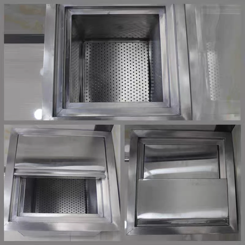 Coffee shop ice storage tank embedded stainless steel insulated ice storage tank ice bucket