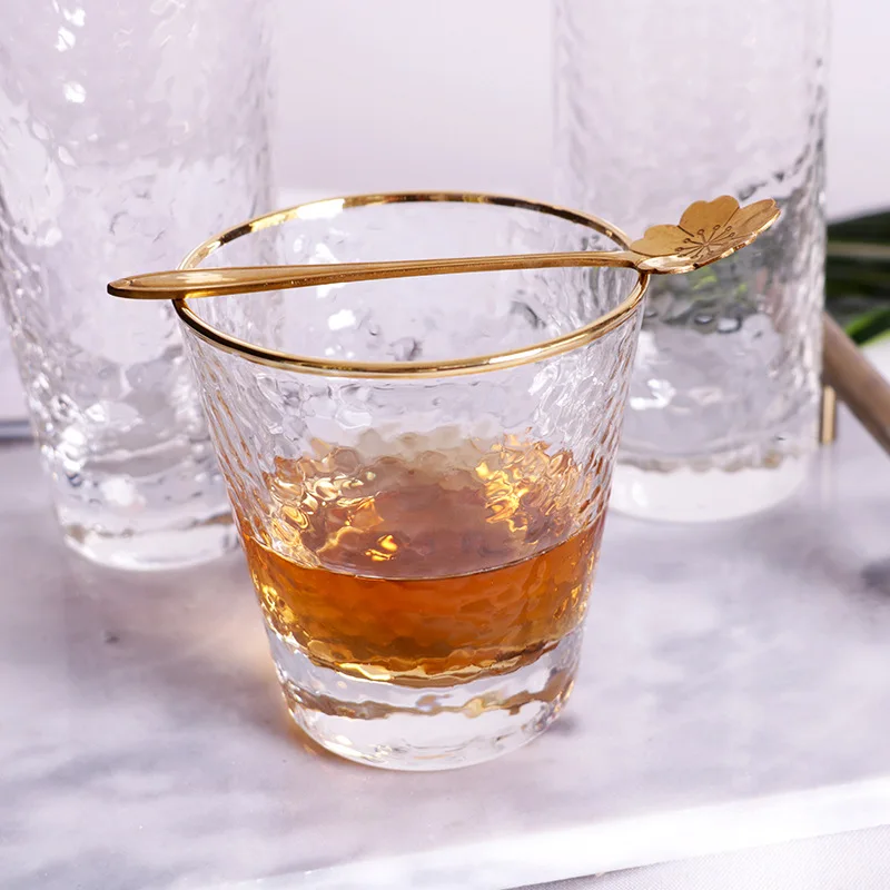 Набор стеклянной посуды Amazon Самые продаваемые товары 2023 в США вертикальная линия золотые Винные бокалы классические пластиковые для вечеринок