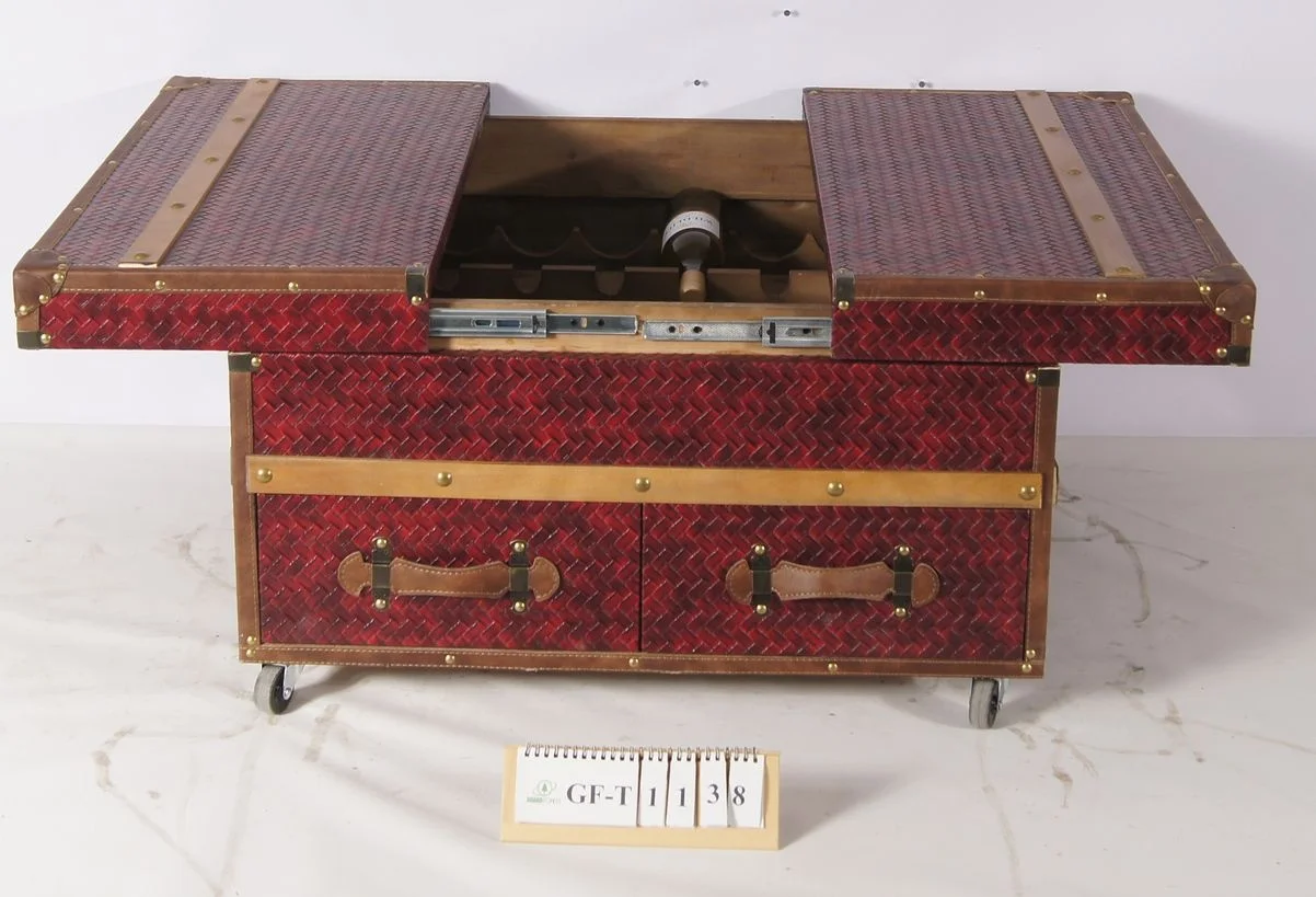 
Hot Selling Home Storage Living Room Furniture Wine Glass Display With Wheels Cabinet 