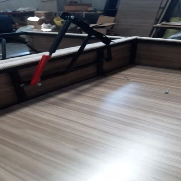 Upholstered Bed Luxury Modern Single Twin Double King Super Size Wood Storage Beds Base