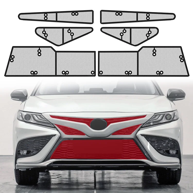 Front Grill parts Grill Mesh Inserts Protective Stainless Steel  Front Insect Grille Net Inserts For camry 2015 2018 2020  2021