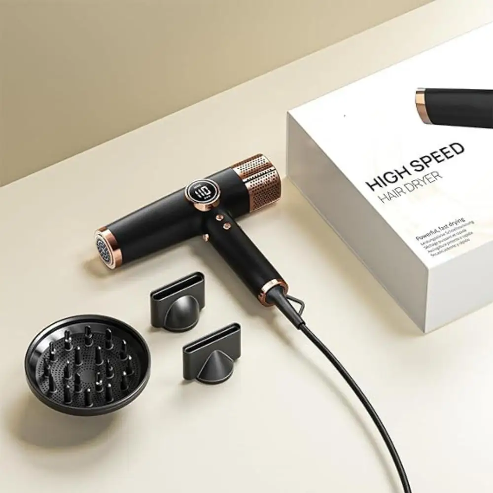 2000W Professional High Speed Ionic Blow Dryer 110000RPM Powerful hair dryer Fast Drying Lightweight Compact bldc Hairdryer