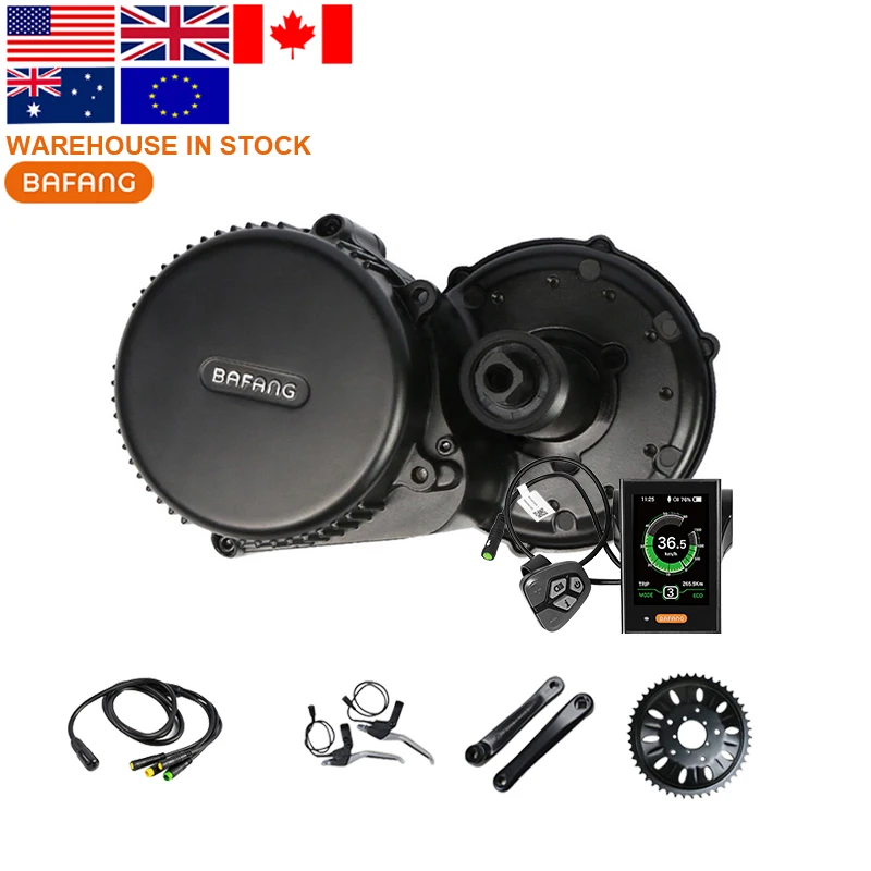 Overseas warehouse Best Popular G340 Bafang250 w 500 w 1000 w Engine Cycling Kit With Battery Included
