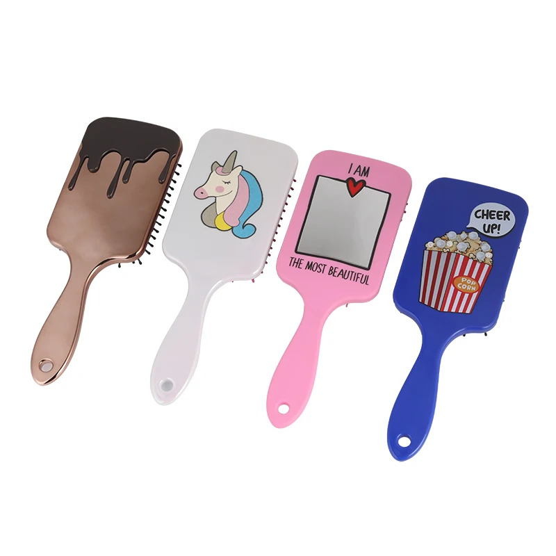 Hot Selling Fashion Popular New Design Air Cushion Hair Brush Hairbrush Biodegradable Ogo Custom Design Hairbrush