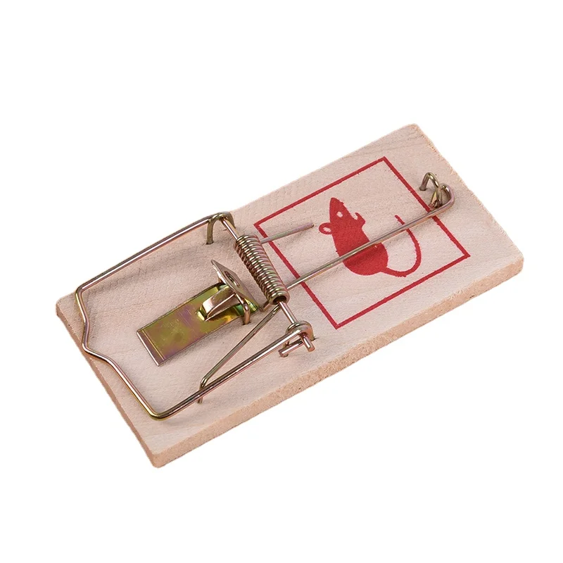 Hot Sale Reusable Wooden Mice Mouse Traps Traditional Bait Mice Home Garden Supplies Mouse Killer Pest Control Mousetraps
