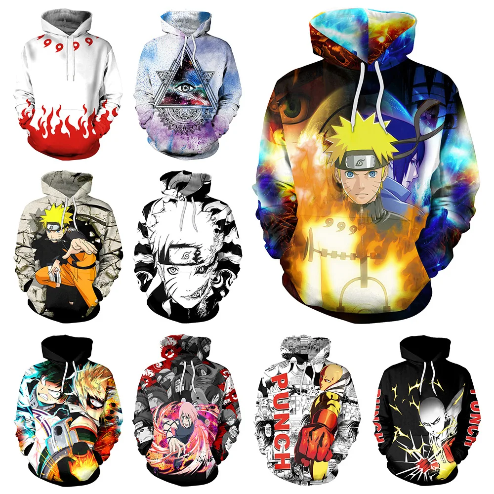 Factory Custom Winter Add Velvet To The Inner Layer 3D Print Anime Hoodies hoodie 1 piece