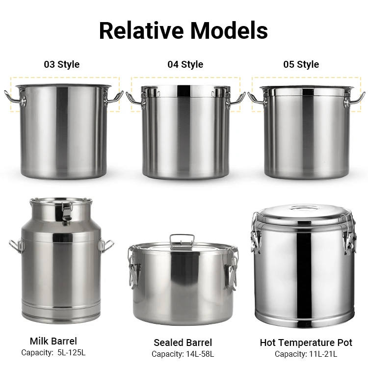 Restaur 10 Litres Warm Soup Stove 10l- 51l Big Pot Stainless Steel Insulated Stock Pot Cooking Insulated Soup Pot
