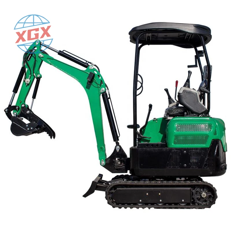 2.5 Ton new price Construction machinery tilting rotary flail mower hydraulic thumb track support heavy wheel small excavator
