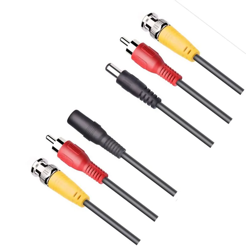 High voltage HD BNC Video DC Power Supply Extension cctv Cable