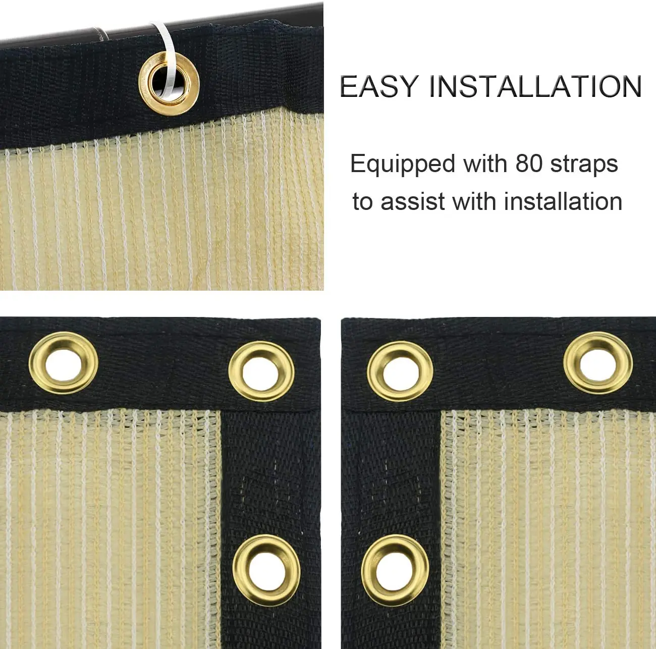 Factory Direct Sale 6 feet x 50 feet Privacy Screen Fence Heavy Duty Fencing Mesh Shade Net Cover for Wall Garden Yard Backyard