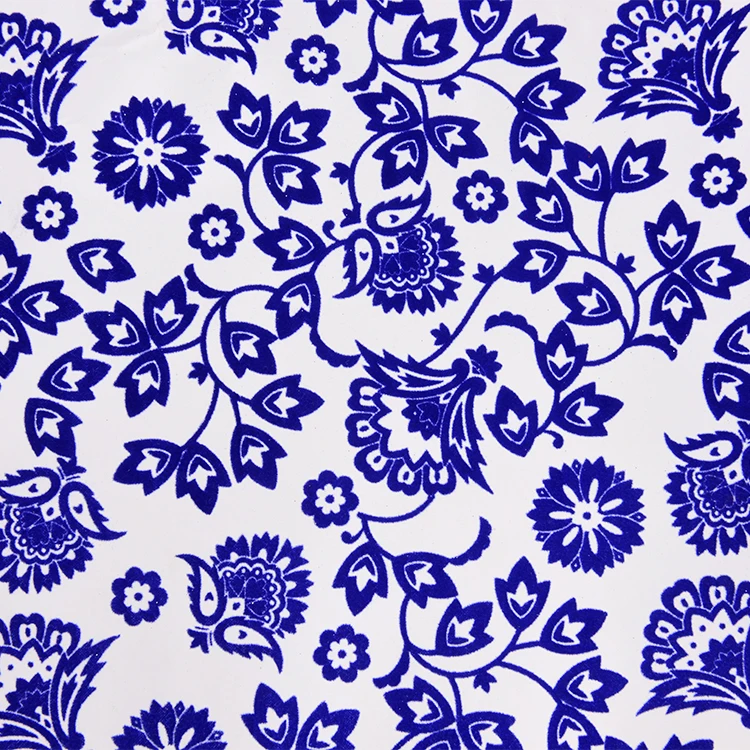 
Korea Diy Handmade Gift Packaging Floral Pattern Flocking Gift Wrapping Paper 